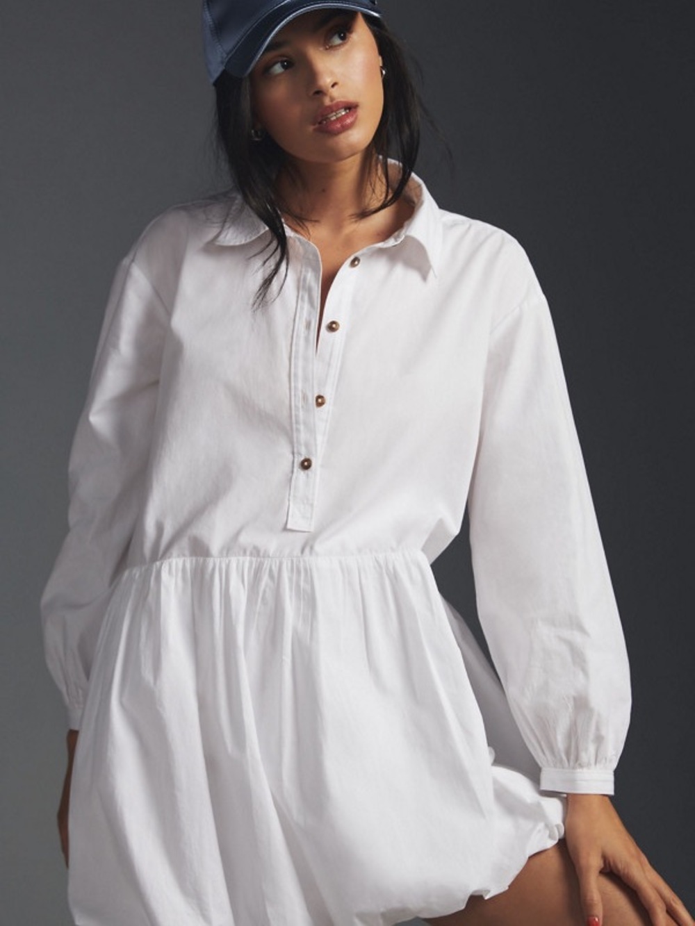 Anthropologie Bubble Hem Shirt Dress (Maeve) - Picture 4 of 4